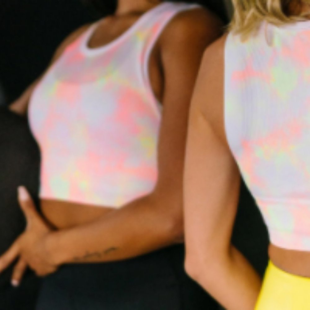 Zyia White Hendrix Crop Tank RC